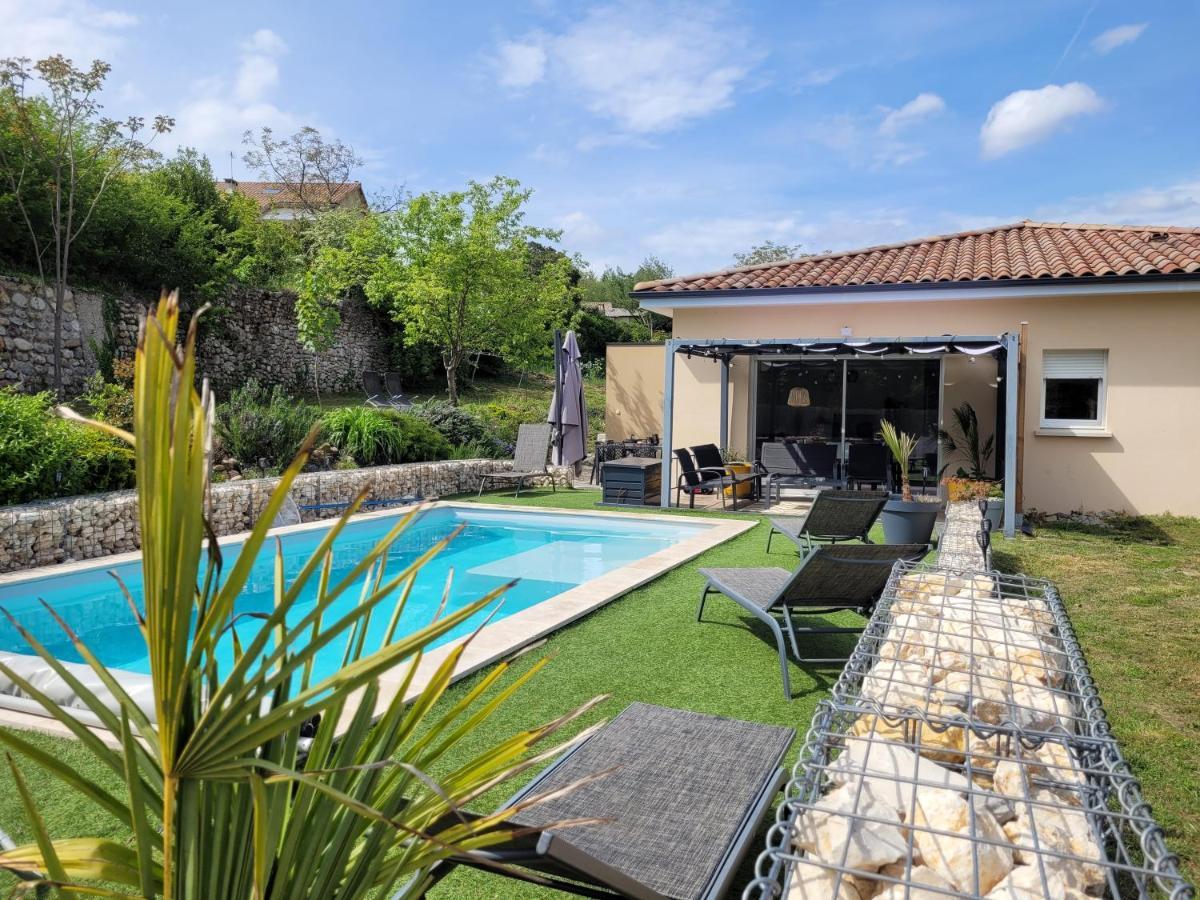 La Villa Des Papillons De Dugradus Aubenas Exterior photo